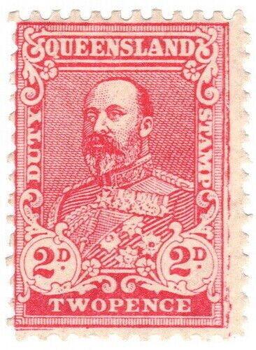 (I.B) Australia - Queensland Revenue : Stamp Duty 2d (1901)