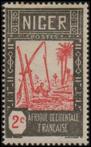 Niger 30 - Unused-NG - 2c Drawing Water from Well (1926)