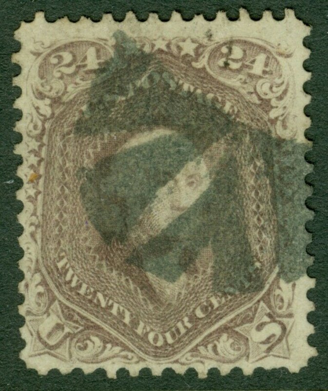 EDW1949SELL : USA 1862 Scott #70 Used. Nice stamp. Catalog $300.00.