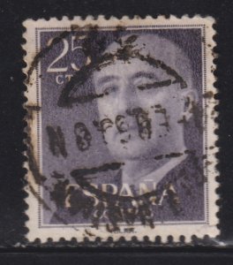 Spain 818 General Francisco Franco 1954