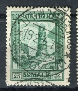 ITALY; SOMALIA 1932 early Pictorial issue fine used 25c. value