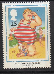 Great Britain 1994 MNH Scott #1554 25p Where's my Little Lad? - Postcards