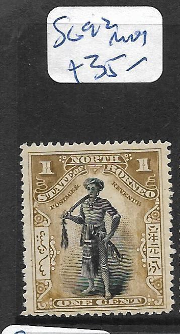 NORTH BORNEO  (PP3105B)  1C  MAN SG 92    MOG