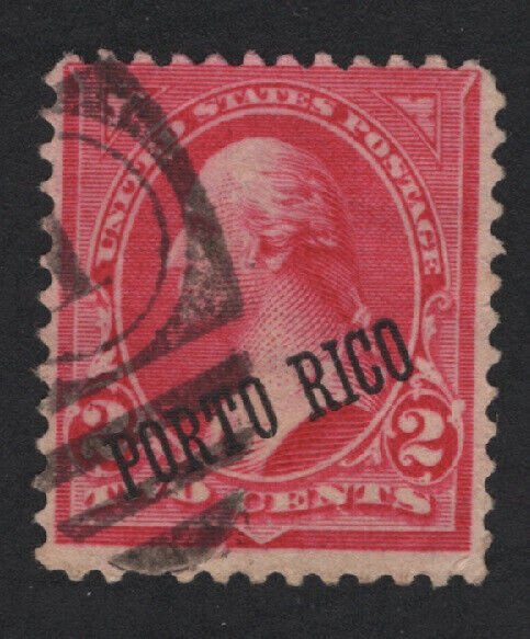 United States Puerto Rico  USED Scott Number 216  F-VF   #P2  -  BARNEYS 