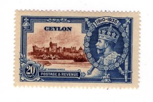 Ceylon #262 MH - Stamp - CAT VALUE $4.00