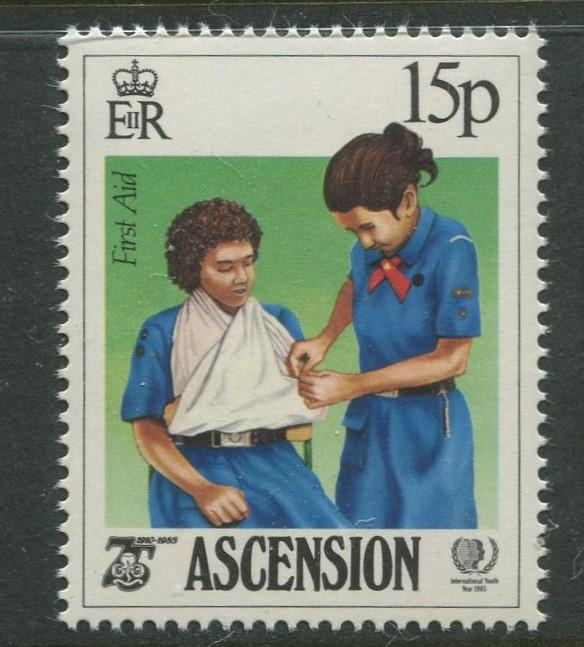 Ascension - Scott 378 - General Issue -1985 - MNH - Single 15p Stamp