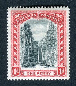 Bahamas 1901. 1d black & red. Mint. LH. Crown CC. SG58.