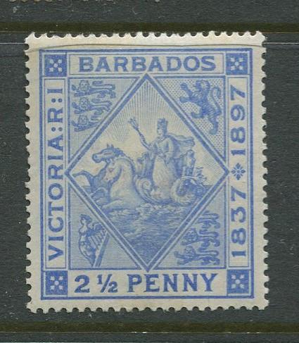 STAMP STATION PERTH Barbados  #84 Badge of Colony MNH Wmk 1  CV$18.00.