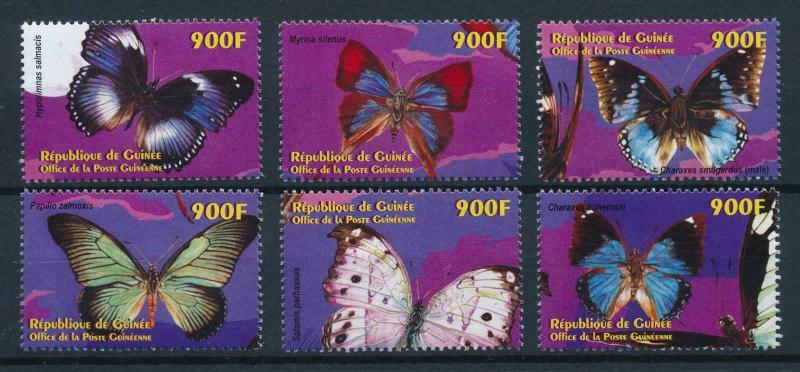 [97733] Guinea 2001 Insects Butterflies  MNH