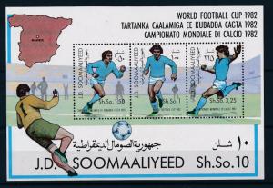 [59447] Somalia 1982 World Cup Soccer Football Spain MNH Sheet