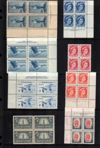 Canada 8 MNH blocks