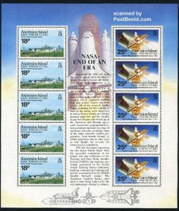 Ascension 1989, NASA m/s (with 5 sets), MNH