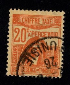 Tunisia Scott J17 Used Postage due  stamp