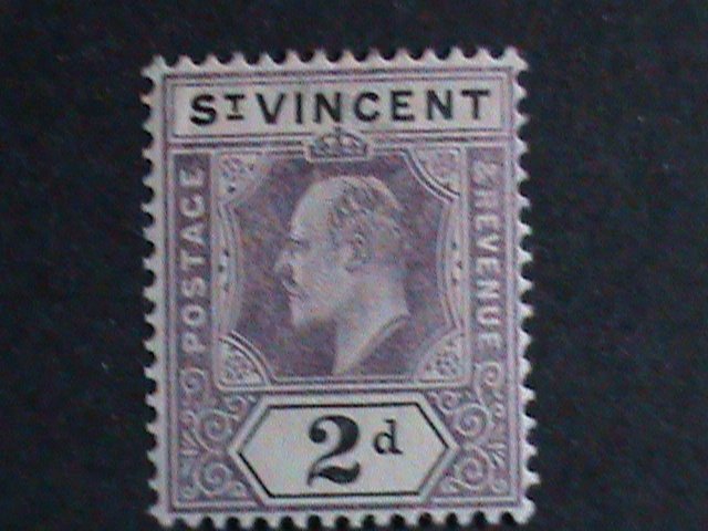 ​ST.VINCENT-1902 SC#73 121 YEARS OLD  KING EDWARD VII MNH-OG -VERY FINE