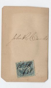 1860s cdv photograph of a man R13c 2ct blue proprietary revenue [y8922]