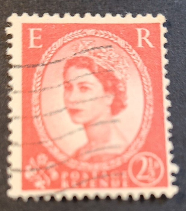 GB - S#296 - U-VF - 2.5d - 1952 - Queen Elizabeth II