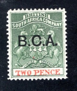 British Central Africa, Scott #2, VF, Unused, CV $13.00  ..... 0800002