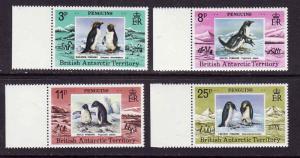 British Antarctic Territory-Sc#72-5-unused NH set-Birds-Penguins-1979-