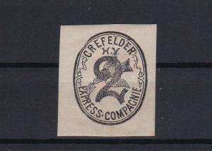 privat post crefeld crefelder express compagnie stamp ref r13363