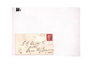 BB1 1858 GB Scotland Glasgow Cover {samwells-covers}PTS