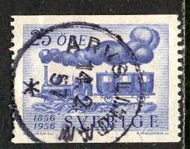 Sweden; 1956: Sc. # 495: Used Single Stamp