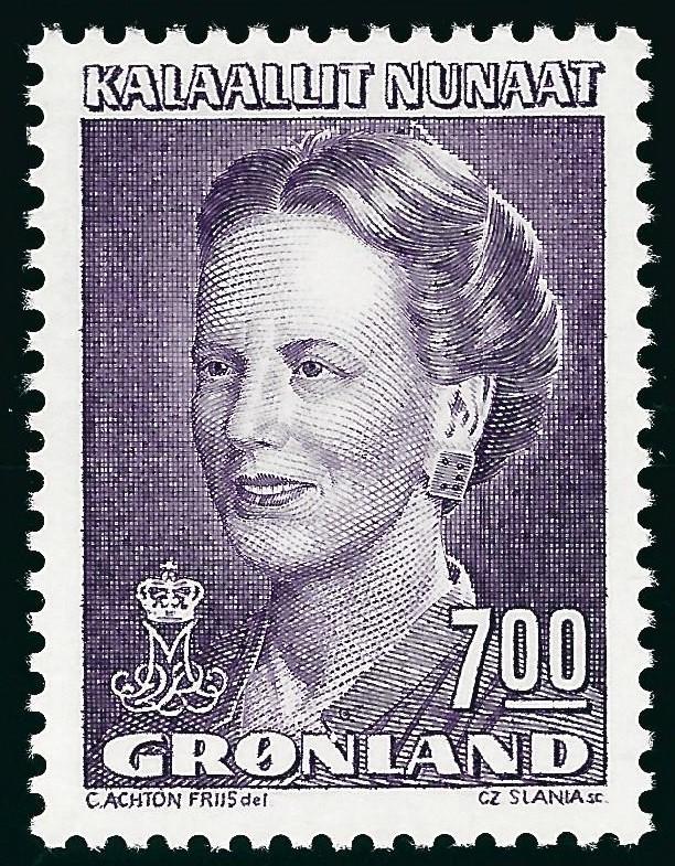 Nice Greenland Slania #229 Queen Margrethe MNH VF...Kalaallit is Hot now!