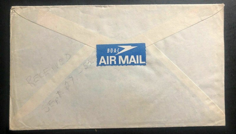 1952 Kampala Uganda British KUT Airmail Cover To Rapid City MI USA