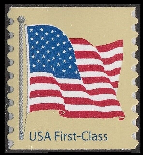 US 4134 Flag First Class NDN 41c coil single AVR (1 stamp) MNH 2007