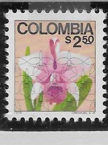 Colombia # 862  2.50p   ''Orchid  MNH)  CV $0.75