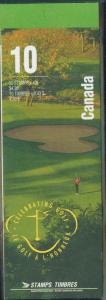 CANADA Scott 1557b Golf Course booklet 1995