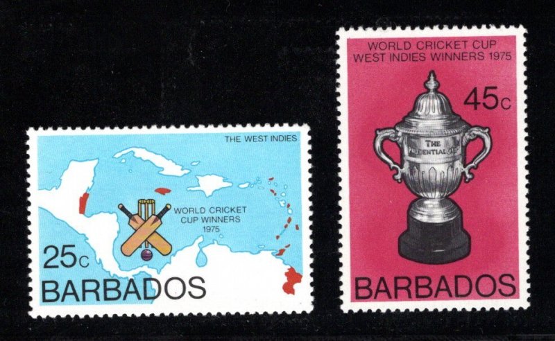 BARBADOS  SC# 438-439  FVF/MNH