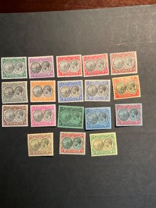 Stamps Dominica Scott #65-82 hinged