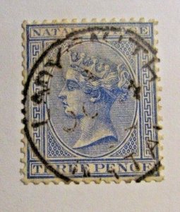 NATAL Sc# 68 Θ used postage stamp, Victorian, fine +