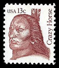 PCBstamps   US #1855 13c Crazy Horse, MNH, (15)