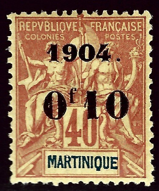 Martinique #57 Mint VF SCV$30.00...Popular Country!