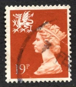 STAMP STATION PERTH Wales #WMH36 QEII Definitive Used 1971-1993