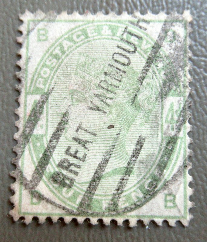 1883 Great Britain 4p Victoria Stamps #103 CV $210