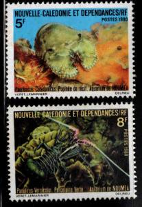 New Caledonia (NCE) Scott 457-458 MNH** set