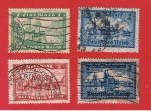 Germany #337-339 #387    VF used    Views  Free S/H