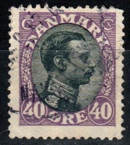 Denmark #116 F-VF Used CV $4.00 (X347)