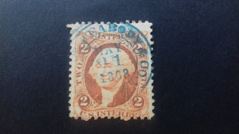 United States 1868 Dept pof Interior  Used