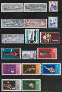 Germany GDR 1971 Year set MH