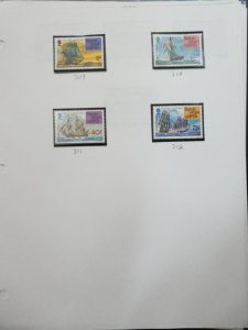 EDW1949SELL : BR. VIRGIN ISL Nice all VFMNH collection of all Cplt sets Cat $105