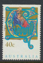 Australia SG 1432  Used  x booklet Top margin imperf - Christmas