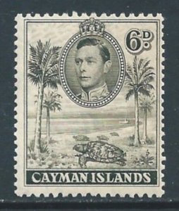 Cayman Island #107a NH 6p George V, Turtles - Perf 11 1/2 x 13