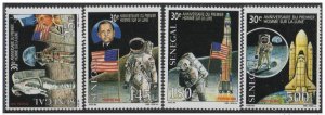 Senegal 1999 Mi. 1803 - 1806 30th Anniversary First Man Moon Apollo 11-