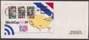 UNITED STATES - 1994  FIFA WORLD CUP OF FOOTBALL . SOCCER USA - MS - FDC