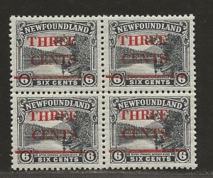 NEWFOUNDLAND  SC# 160   BLK/4  VF/MNH