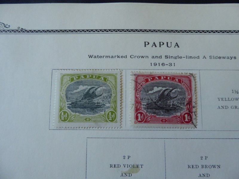 Papua 1901-1962 Scott Specialty Album Pages