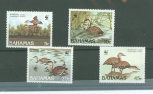 Bahamas #645-648 Mint (NH) Single (Complete Set) (Ducks) (Fauna) (Wildlife)